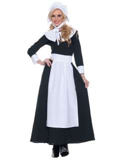 PROPER PILGRIM WOMAN ADULT WOMENS COSTUME Full Length Dress Apron 