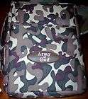 BOOK BIBLE COVER  Camo Army of God PINK letters canvas,  Large ( L 