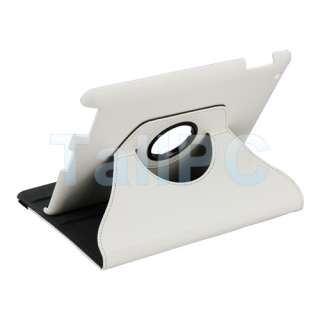   ° Rotating Magnetic Leather Case Smart Cover Swivel Stand For iPad 2