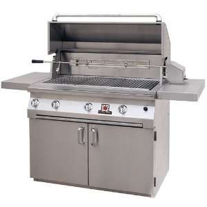  Solaire 42 Rotisserie Grill and Cart   Natural Gas Patio 
