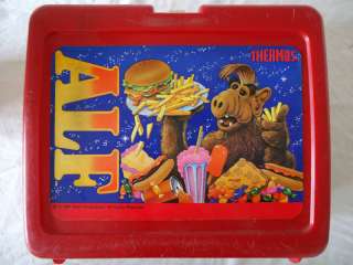 Alf Plastic Lunchbox ONLY*Thermos*1987 Alien Production  