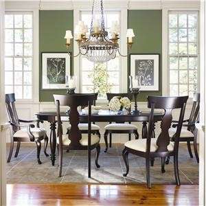 Thomasville Furniture Coterie Oval Cherry Dining Table  