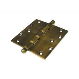  6 x 6 Hinge, Solid Brass, 4BB, US15