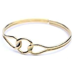  10 KT Gold Intertwined Knots Toe Ring    