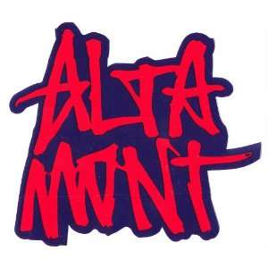  Altamont Clothing Skateboard Sticker