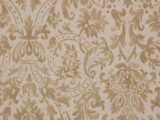 Taupe French Damask Drapery Upholstery Fabric  
