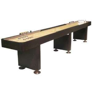   Woodbridge Espresso 16 Foot Shuffleboard Table