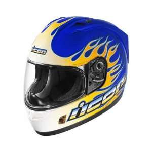  Icon Alliance SSR Igniter Full Face Helmet XX Large  Blue 