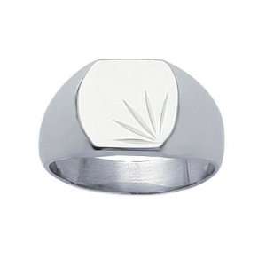  Mens Stainless Steel Signet Ring Jewelry