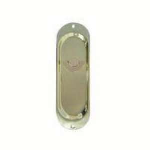   Romi Cabinet Hardware PD303 Plate W Drop Key Polished Stainless Steel