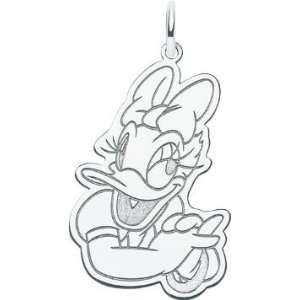  Sterling Silver Disney Daisy Duck Charm: Jewelry
