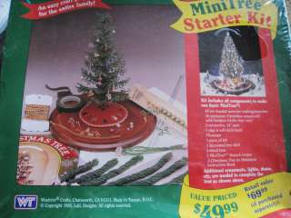 Christmas Westrim Crafts KIT,MINI TREE STARTER KIT,Ornaments,Tree 