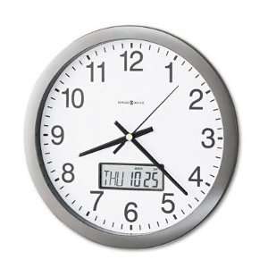  Howard Miller Chronicle Wall Clock with LCD Inset MIL625 