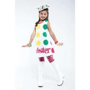   Twister Board Game Costume Child Girls Size Teen 14 16: Toys & Games