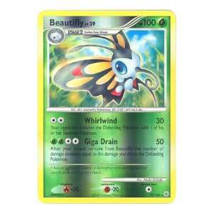  Pokemon Diamond & Pearl Beautifly LV.29 Holofoil Card 