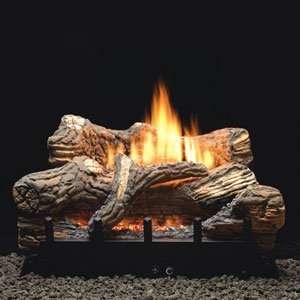 24 Natural Gas Manual Fireplace Log Insert 