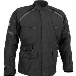  Firstgear Jaunt Waterproof Motorcycle Jacket Black Tall 