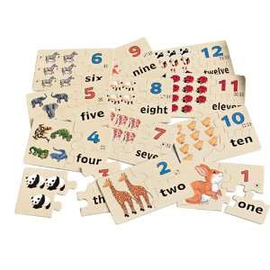  Number Picture Word Puzzles Toys & Games